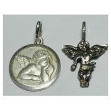 STERLING SILVER 2 PENDANTS 3.30GRS