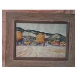 11 - A.J.MERRILL ART FRAMED 26X20' (L63)