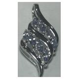 STERLING SILVER GEMSTONE PENDANT 2.40GRS