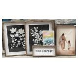 43 - NEW WMC FRAMED ART & INSPIRATONAL DECOR (E6)