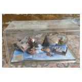 11 - MIXED LOT OF COLLECTIBLES IN DISPLAY (C147)