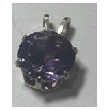 STERLING SILVER GEMSTONE PENDANT