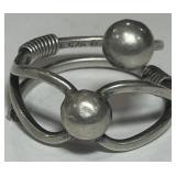 STERLING SILVER RING 10.60GRS