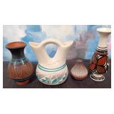 11 - FOUR SOUTHWESTERN-STYLE POTTERY VASES