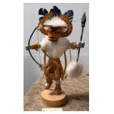 482 - NATIVE AMERICAN SIGNED KACHINA 15.5'T (N116)