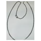 STERLING SILVER 24INCH CHAIN 11.80GRS