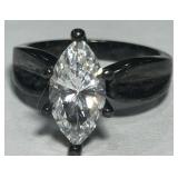 STERLING SILVER RING 5.90GRS