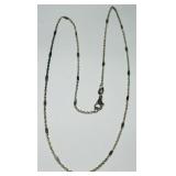 STERLING SILVER 18INCH CHAIN 1.90GRS