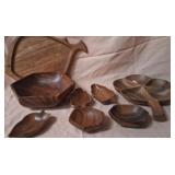 11 - WOODEN BOWLS & DISHES (L24)