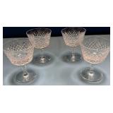488 - FOUR PIECES CRYSTAL STEMWARE (D242)