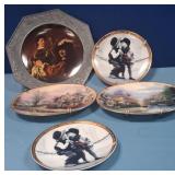489 - LOT OF FIVE COLLECTIBLE PLATES (N71)