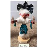 482 - NATIVE AMERICAN SIGNED KACHINA 11.5"T (N115)