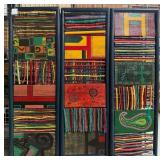 SW - THREE MIXED MEDIA ART ASSEMBLAGE PANELS 6