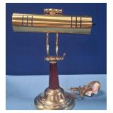 489 - BRASS DESK LAMP (N65)