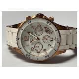 PP - MARC JACOBS WHITE/ROSE GOLD SPORT WATCH
