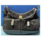 PP - DOONEY & BOURKE BLACK SUEDE HOBO BAG (PP14)