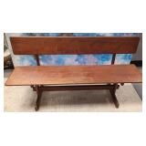 SW - GERALD McCABE  WOODEN BENCH (H51)
