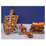 489 - LOT OF COPPER COLLECTIBLES (N84)