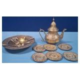 489 - TURKISH TEA/ COFFEE SET (N43)