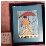 SW - KATLIN EHLING ART FRAMED 9X11" (Q14)