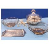 489 - COVERED DISH, TRAY & BREAD BASKETS (N53)