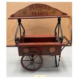 489 - FLOWERS & PLANTS CART 18"T (N68)