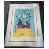 488 - SALVADOR DALI "RESURRECTION" ART FRAMED
