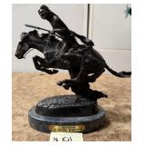 FREDERIC REMINGTON "CHEYENNE" BRONZE SCULPTURE