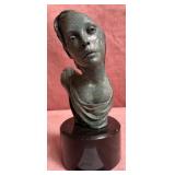 SW - BRONZE SCULPTURE 12"T (Q8)