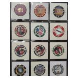 LAS VEGAS CASINO CHIPS (385 J)