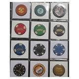 LAS VEGAS CASINO CHIPS (389 H)