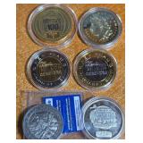 LAS VEGAS SOUVENIR COINS (892 E)