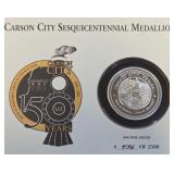 1 TROY OZ FINE SILVER - CARSON CITY (925 X)