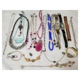 MIXED LOT OF COSTUME JEWELRY (F90)