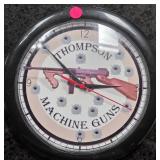 THOMPSON MACHINE GUN CLOCK (526)