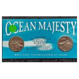 MARSHALL ISLAND OCEAN MAJESTY COINS (609)