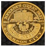 1/4oz 24KT GOLD U.S. MINT NEVADA COIN (804)