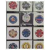 LAS VEGAS CASINO CHIPS (385 A)