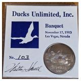 ONE TROY OUNCE SILVER LAS VEGAS COIN (924 K)