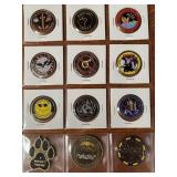 MILITARY BLACK OPS CHALLENGE COINS (454 G)