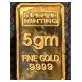 5 GRAMS - .9999 FINE GOLD (1)