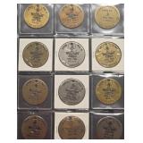 MUSTANG LAS VEGAS BROTHEL TOKENS (374 D)