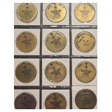 MUSTANG LAS VEGAS BROTHEL TOKENS (374 G)