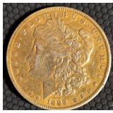 1889 MORGAN SILVER DOLLAR (656 AH)