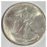1994 - 1oz FINE SILVER AMERICAN EAGLE $1 (656 H)
