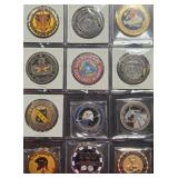 NELLIS AFB OVER-SIZE CHALLENGE COINS (653 A)