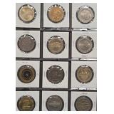 LAS VEGAS CASINO TOKENS (390 H)
