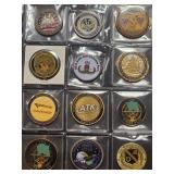NELLIS AFB OVER-SIZE CHALLENGE COINS (653 C)