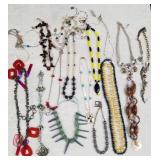 MIXED LOT OF COSTUME JEWELRY (F55)
