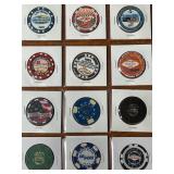 CASINO COMMEMORATIVE CHIPS (457 G)